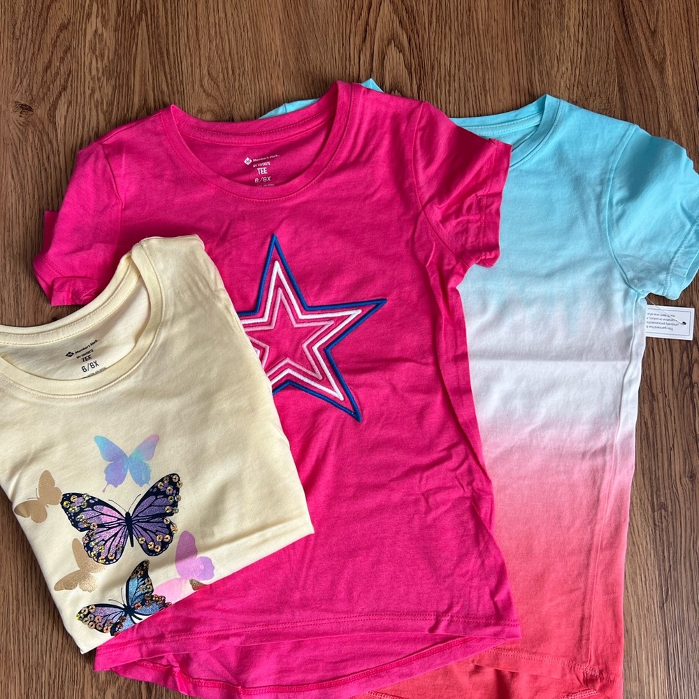 Kids Graphic Tee Bundle (3-Pack) | Cute School + Everyday Shirts